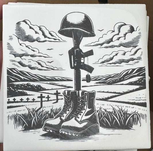 Memorial Day #1 6x6in